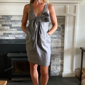 BCBGeneration silver party dress